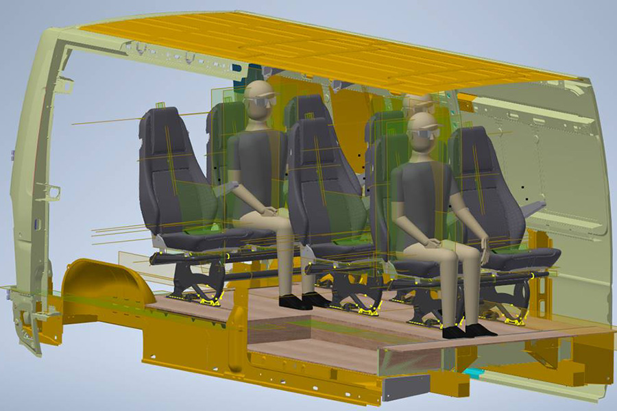 Przestronne wnętrze